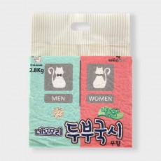 두부국시 나노입자 오리지날 무향 차콜 그린티 고양이 모래 2.8KG